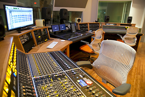 Frost School of Music's Weeks Recording Studio